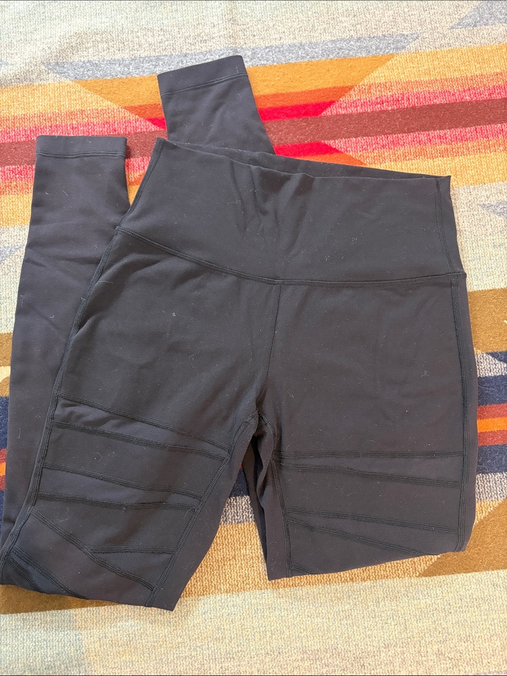 Ladies Black High-Waist Performance Leggings